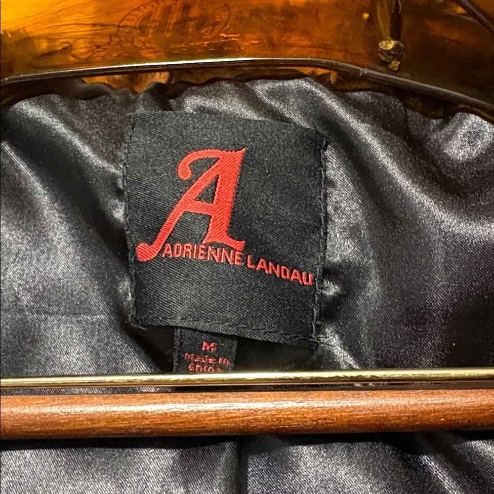 Adrienne Landau Brown and Black Faux Fur Vest - Picture 3 of 14